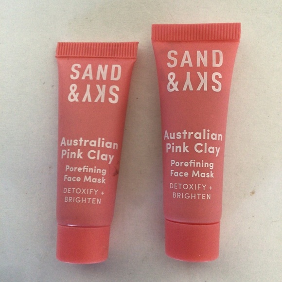 SAND & SKY AUSTRALIAN PINK CLAY FACE MASK SET OF TWO TUBES NWT - Picture 3 of 7